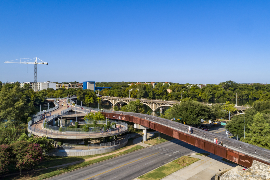 James D. Pfluger Pedestrian Bridge – Guide To Austin Architecture